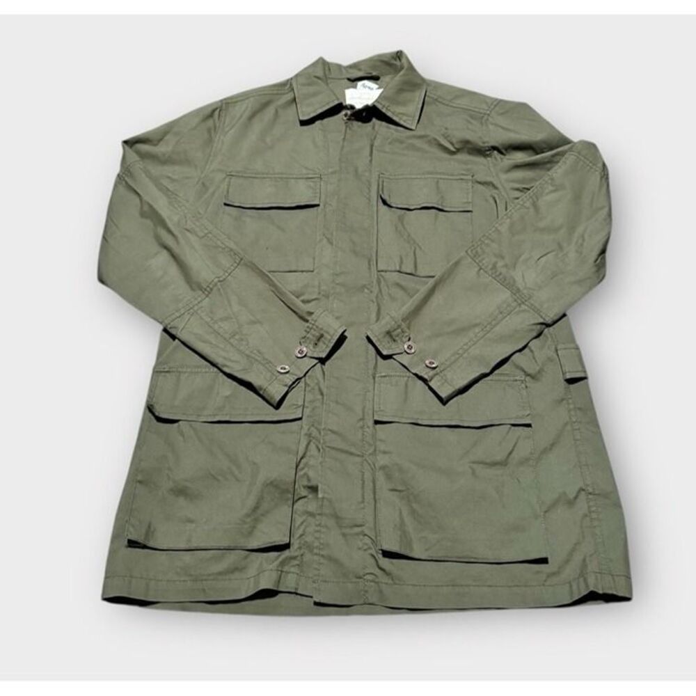 Vintage Weatherproof Field Jacket Women’s M Mid-Length Pockets Full Zip Snap L/S